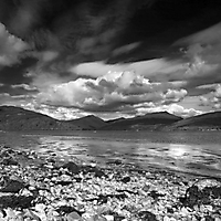 Landschaft monochrom