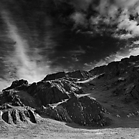 Landschaft monochrom