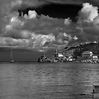 Landschaft monochrom
