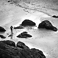 Landschaft monochrom