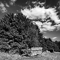 Landschaft monochrom