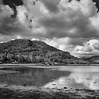 Landschaft monochrom