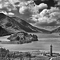 Landschaft monochrom